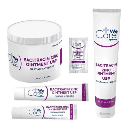 Dynarex Dynarex Bacitracin Zinc Ointment, 4 oz. Tube, Pack of 72 1175